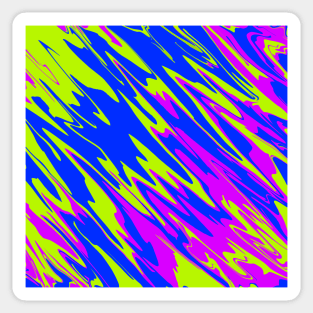 Spray Paint Pink Lime Blue Sticker